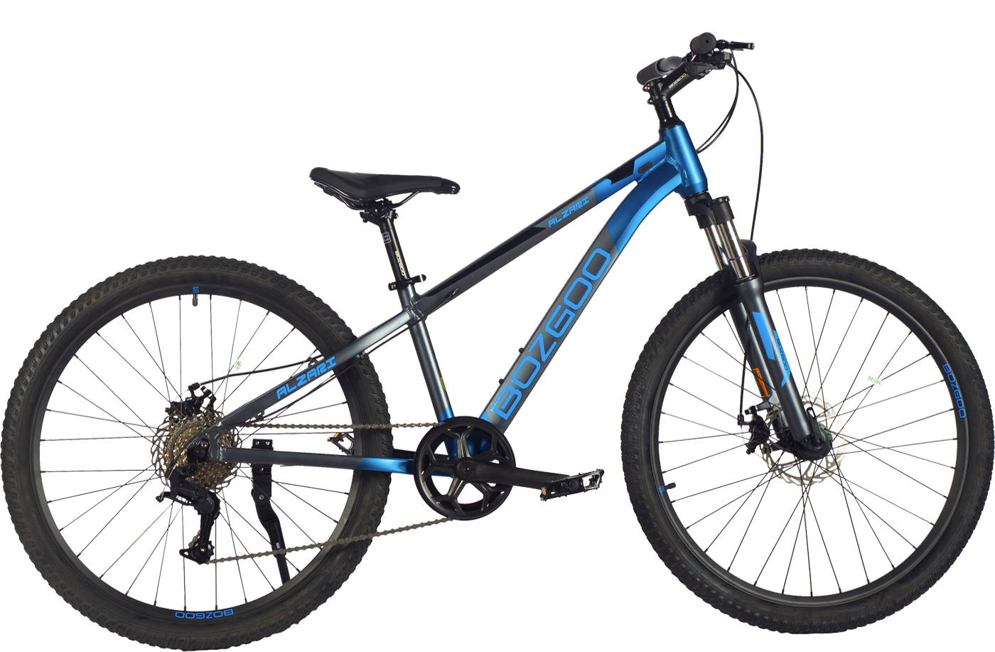 Велосипед Bozgoo Alzari 26 gray/blue | veloRu - официальный дилер в России