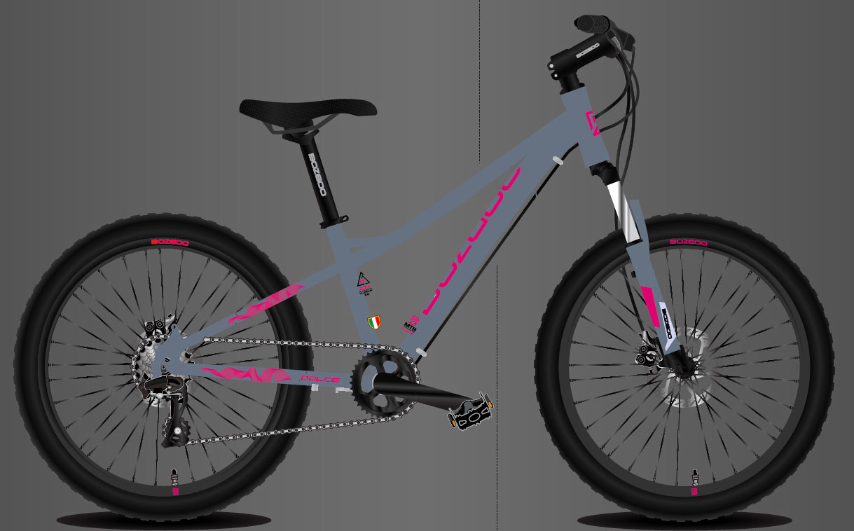 Велосипед Bozgoo Dolce 27.5 graphite gray/pink | veloRu - официальный дилер в России