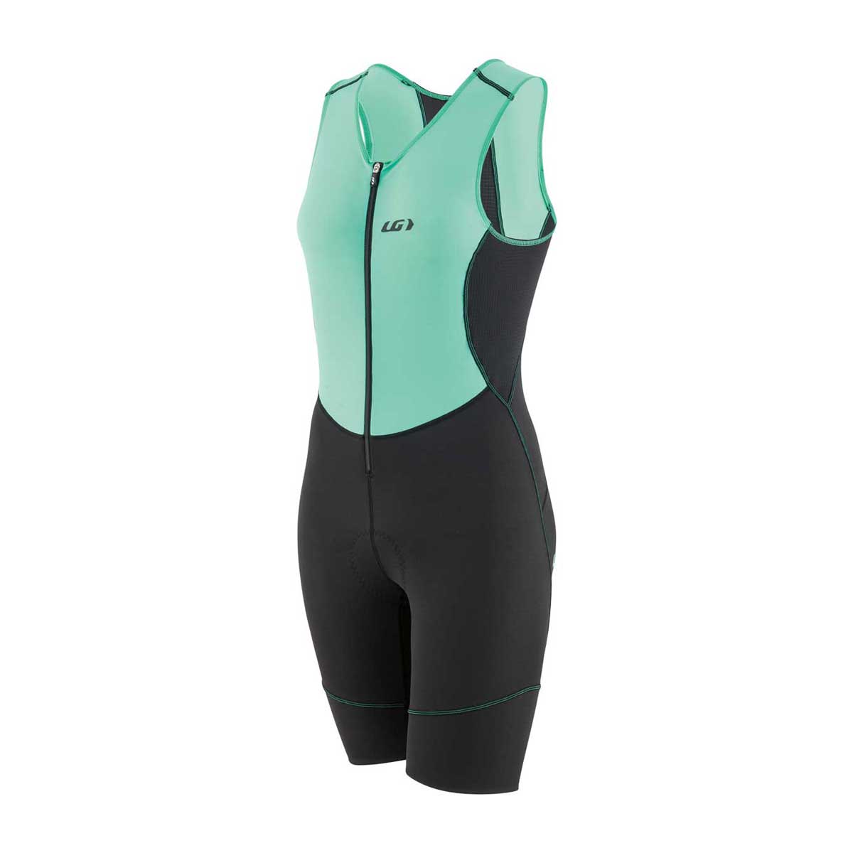 Комбинезон Garneau Women Tri Comp Suit Black / Mint | veloRu - официальный дилер в России