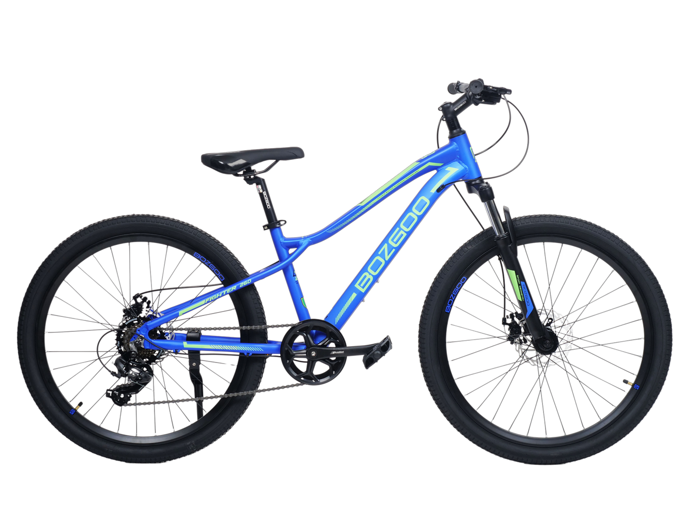 Велосипед Bozgoo Fighter 26 blue/green | veloRu - официальный дилер в России