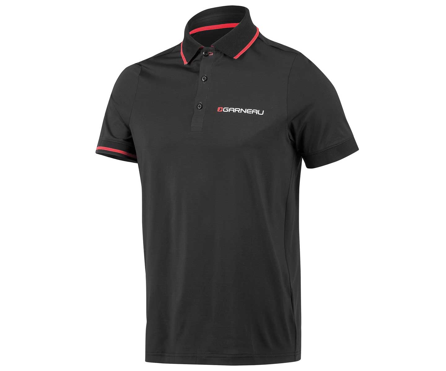 Джерси Garneau Vip Polo Black/Red  | veloRu - официальный дилер в России