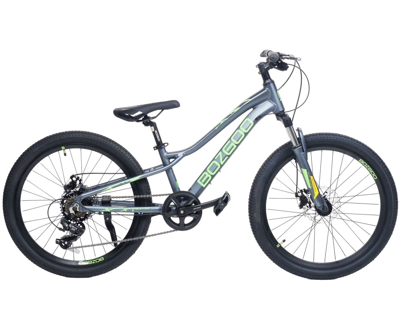 Велосипед Bozgoo Bambino 24 graphite/green | veloRu - официальный дилер в России