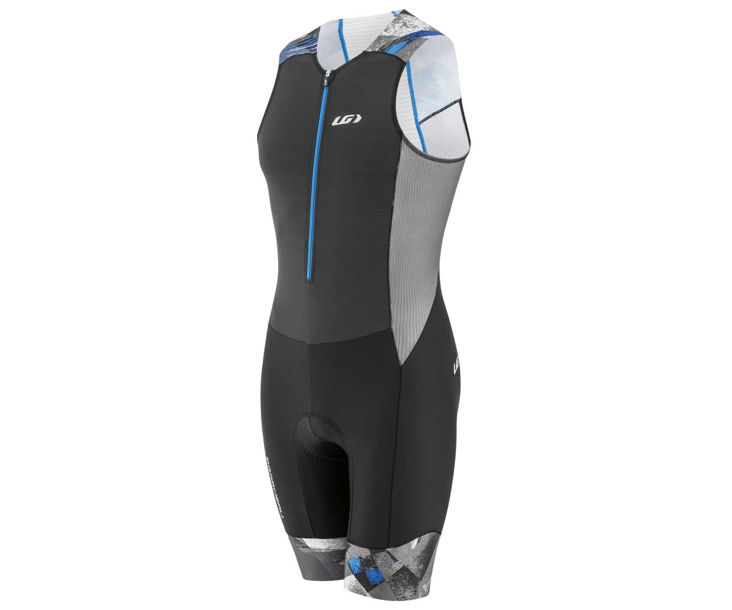 Комбинезон Garneau Pro Carbon Suit Black / Mult | veloRu - официальный дилер в России